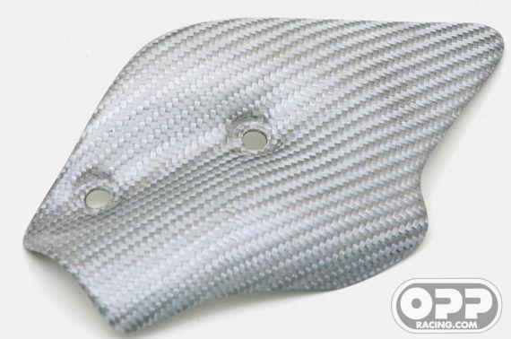 Titanium Silver - Exhaust Mid-Pipe Heat Shield - MV Agusta F4 750-1000 image