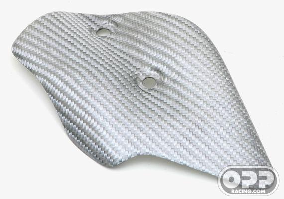 Carbon Fiber - Exhaust Mid-Pipe Heat Shield - MV Agusta F4 750-1000 image