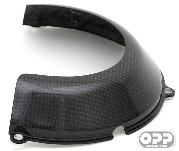 Carbon Fiber - Clutch Cover Half - Ducati Hypermotard image