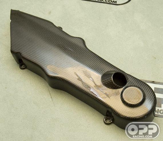 Carbon Fiber - Cam Belt Cover Horizontal - Ducati Hypermotard image