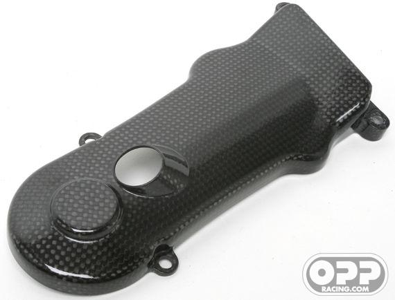 Carbon Fiber - Cam Belt Cover Vertical - Ducati Hypermotard image