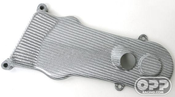 Titanium Silver - Cam Belt Cover Vertical - Ducati Hypermotard image