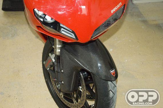 Carbon Fiber - Front Fender (Desmosedici-Style) - Ducati 1198-1098-848 image