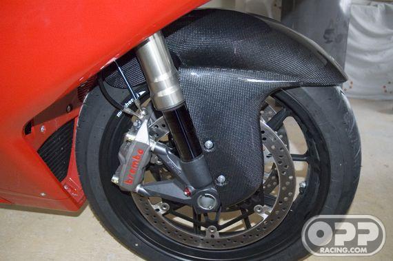 Carbon Fiber - Front Fender (Desmosedici-Style) - Ducati 1198-1098-848 image