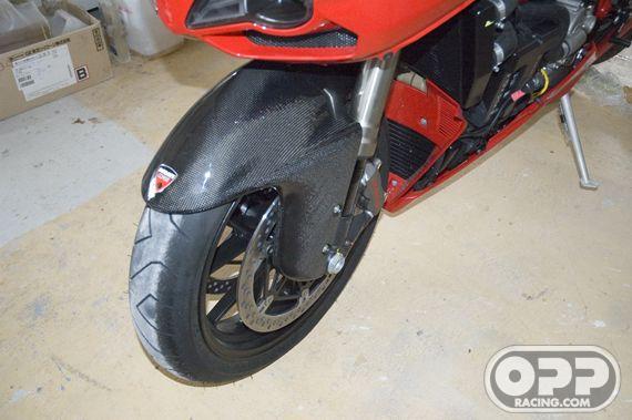 Carbon Fiber - Front Fender (Desmosedici-Style) - Ducati 1198-1098-848 image