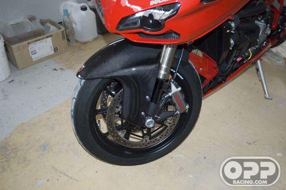 Carbon Fiber - Front Fender (Desmosedici-Style) - Ducati 1198-1098-848 image