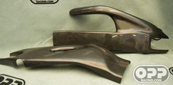 Carbon Fiber - Swingarm Protector Left - CBR1000RR 2008-2009 image