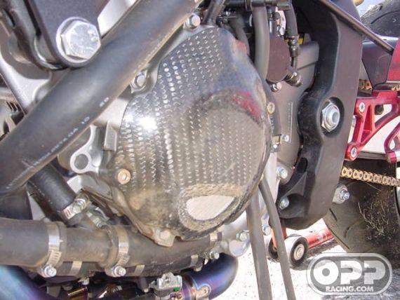 Carbon Fiber - Engine Cover - CBR1000RR 2004-2007 image