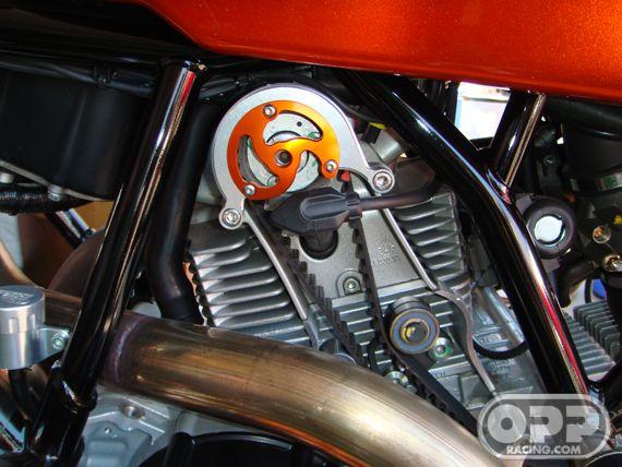  SpeedyMoto Dual Spark Belt Covers - Fits 1000 cc 2 valve dual spark Ducati motors image