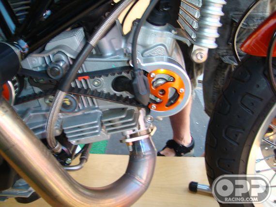 SpeedyMoto Dual Spark Belt Covers - Fits 1000 cc 2 valve dual spark Ducati motors image
