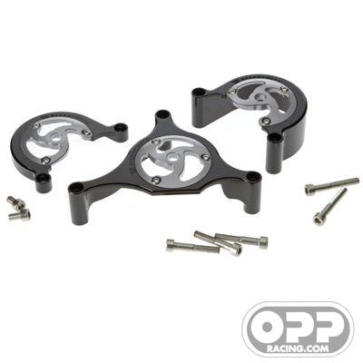  SpeedyMoto Dual Spark Belt Covers - Fits 1000 cc 2 valve dual spark Ducati motors image