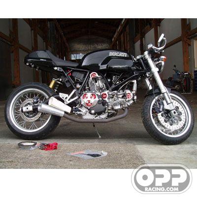  SpeedyMoto Dual Spark Belt Covers - Fits 1000 cc 2 valve dual spark Ducati motors image