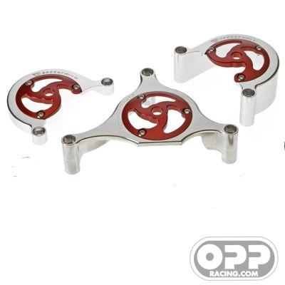  SpeedyMoto Dual Spark Belt Covers - Fits 1000 cc 2 valve dual spark Ducati motors image