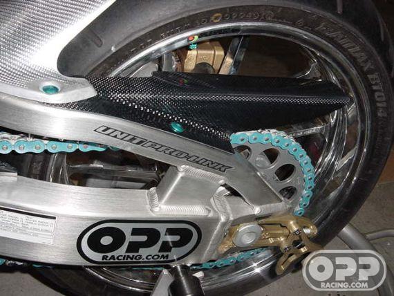 Carbon Fiber - Chainguard OEM Rear - CBR1000RR 2004-2007 image