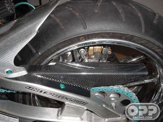 Carbon Fiber - Chainguard OEM Rear - CBR1000RR 2004-2007 image