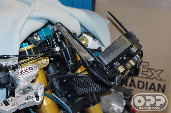 Carbon Fiber - Tachometer Support - CBR1000RR 2004-2007 image