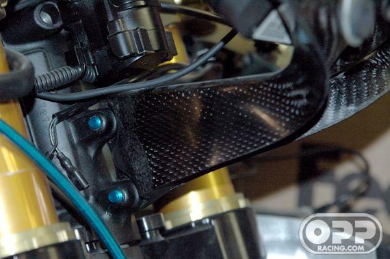 Carbon Fiber - Tachometer Support - CBR1000RR 2004-2007 image