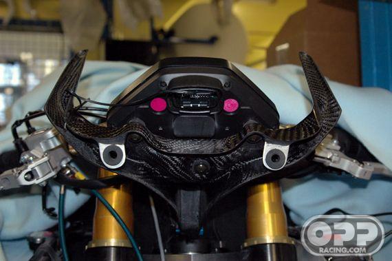 Carbon Fiber - Tachometer Support - CBR1000RR 2004-2007 image
