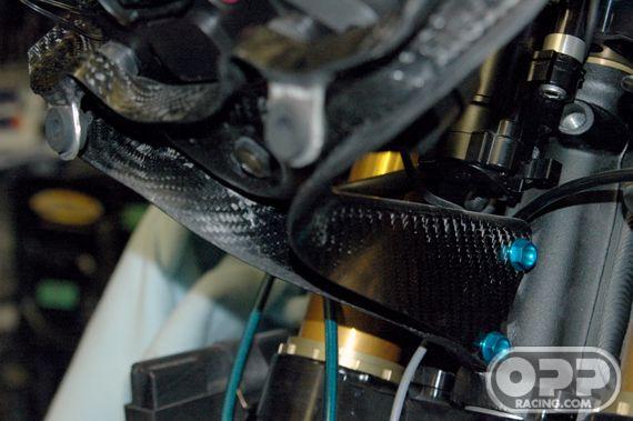 Carbon Fiber - Tachometer Support - CBR1000RR 2004-2007 image