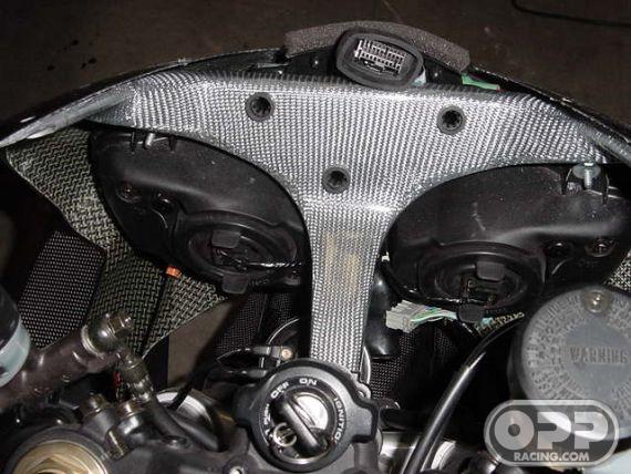 Titanium Silver - Tachometer Support - CBR1000RR 2004-2007 image