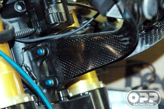 Carbon Fiber - Tachometer Support - CBR1000RR 2004-2007 image