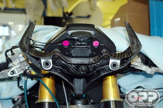 Carbon Fiber - Tachometer Support - CBR1000RR 2004-2007 image