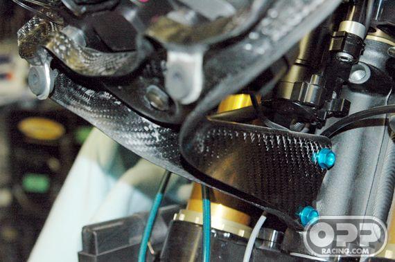 Carbon Fiber - Tachometer Support - CBR1000RR 2004-2007 image