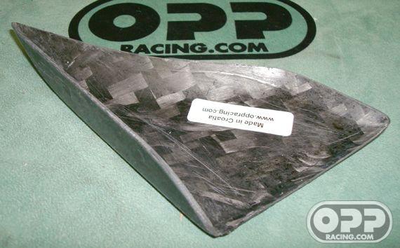 Carbon Fiber - MacMoto Series - Rear Brake Line Guard or Shark Guard image
