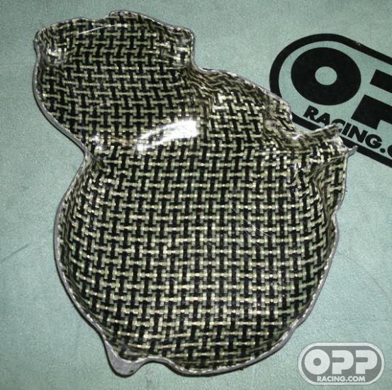 Carbon Fiber - MacMoto Series - Engine Cover - GSXR600/750 2008-2009 image