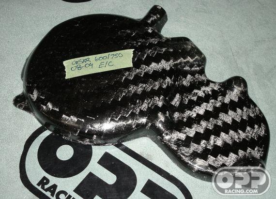 Carbon Fiber - MacMoto Series - Engine Cover - GSXR600/750 2008-2009 image