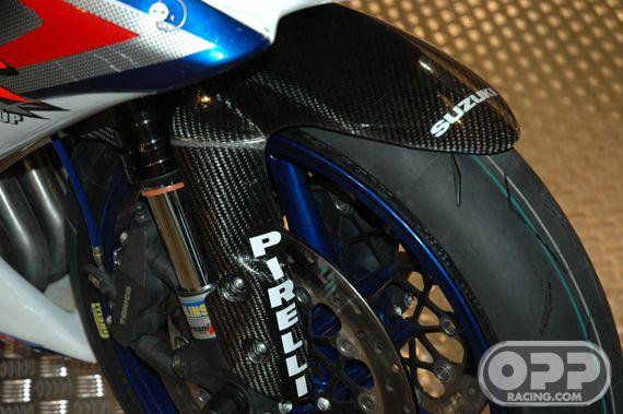 Carbon Fiber - MacMoto Series - Front Fender - GSXR600/750 2008-2009 image
