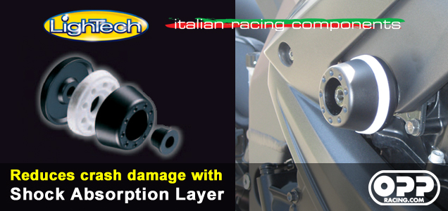 LighTech motorcycle frame sliders / frame slider. oppracing lightech distributor