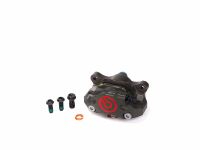 Brembo High Performance Caliper, P2 34mm, Billet 2-Piece, 84mm Axial Mount, Rear, Hard Anodized - 120A44110