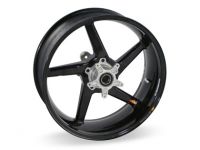 BST Black Diamond - 5 Slanted Spoke -  Carbon Fiber Rear Wheel (6.5