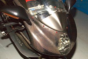 elite carbon mv agusta with lightech windscreen screws