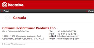 oppracing is the official distributor for Brembo high performance motorcycle parts
