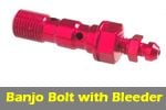 lightech anodized banjo bolts with bleeders