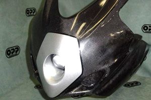 opp carbon fiber fairings gsxr1000 with custom projector 
headlights
