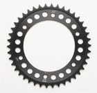 Driven rear aluminum sprocket, anodized in red blue black gold