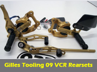 gilles tooling 2009 vcr rear sets