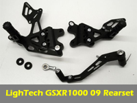 lightech gsxr 1000 2009 rear sets