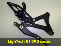 lightech r1 09 rear sets