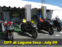 opp racing at trade shows & race events