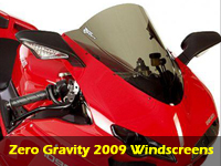zero gravity new 2009 windscreens