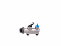Brembo OE Master Cylinder, Brake, PS 11B, Banjo Outlet and 50° Res Inlet Adjacent, w/o Reservoir, 40mm Mount, Rear, Silver - 10477698