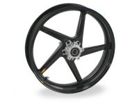 BST Black Diamond - 5 Slanted Spoke - Carbon Fiber Front Wheel (3.5