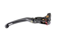 LighTech ALIEN Replacement Curved Folding Lever for Brembo - 19x18 & 16x18 Brake Master Cylinder (Short Lever) - LEVD502J