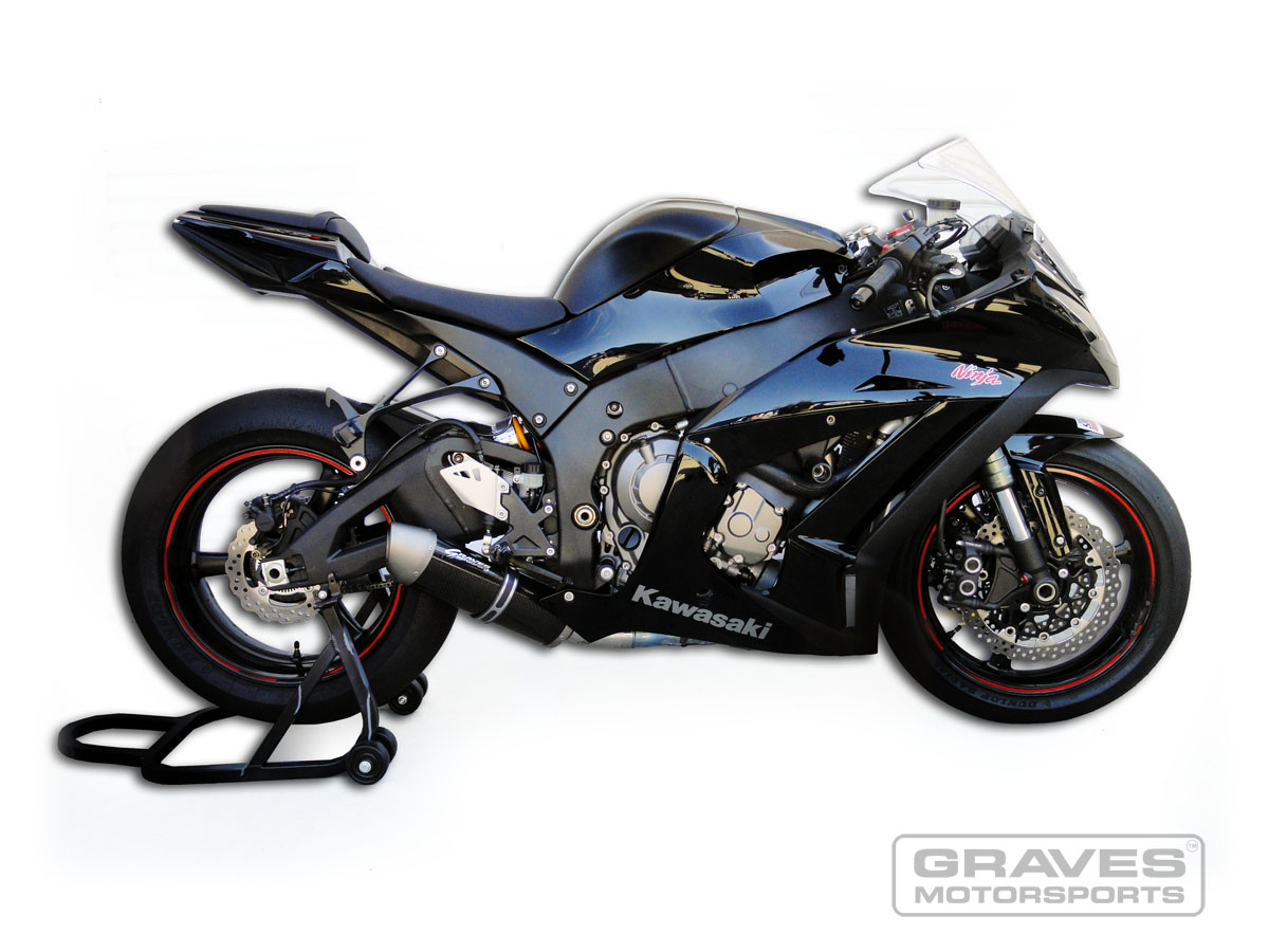 Graves Motorsports Kawasaki ZX-10 Slip-on Exhaust - EXK-11ZX1