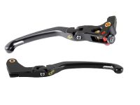 LighTech ALIEN Folding Brake & Clutch Lever Kit (Curved Lever) - KLEV032J