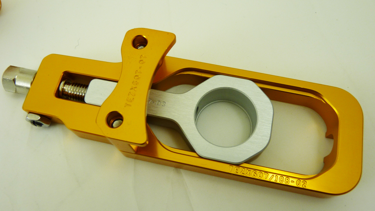LighTech Billet Aluminum Chain Adjusters Kawasaki - TEZX607
